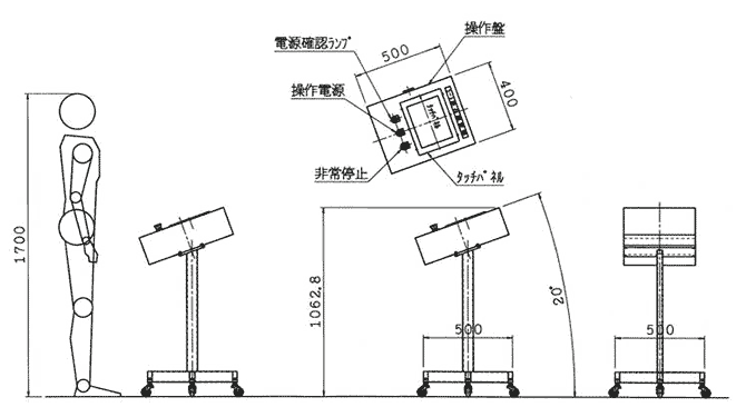 シート厚み測定機(別置き型)